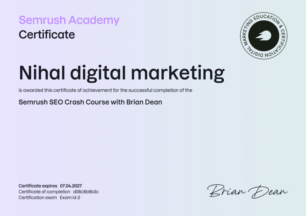 Freelance Digital Marketing specialist in Kannur